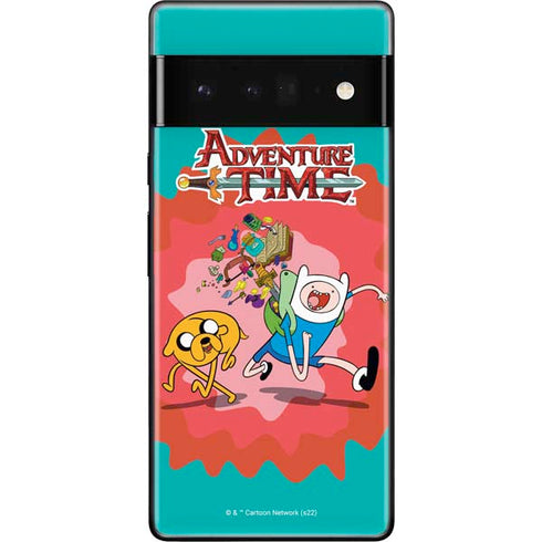 Adult Swim Adventure Time Jake and Finn Google Pixel 6 Pro Skin